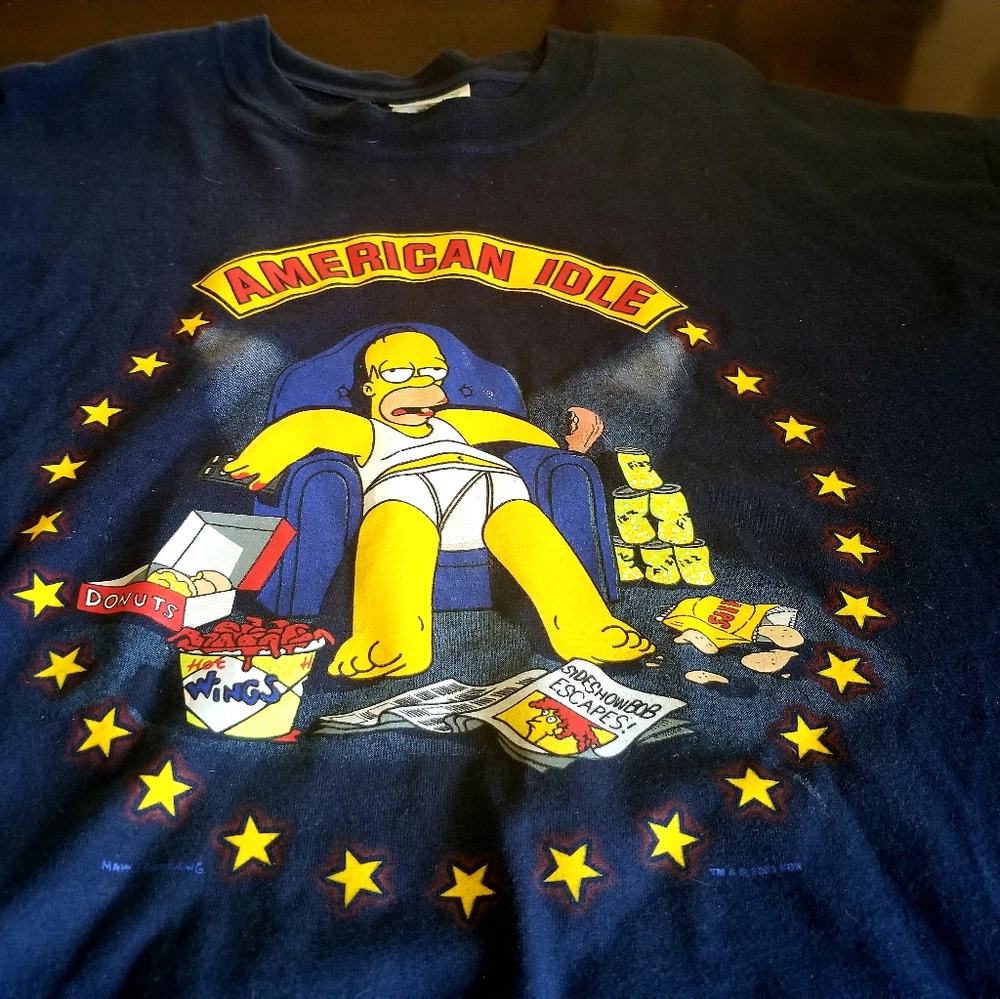 Vintage The Simpsons American Idle